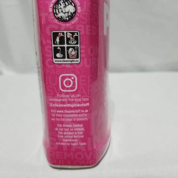 2 The Pink Stuff The Miracle Laundry Oxi Stain Remover Spray Bottles Brand New - Picture 12 of 15